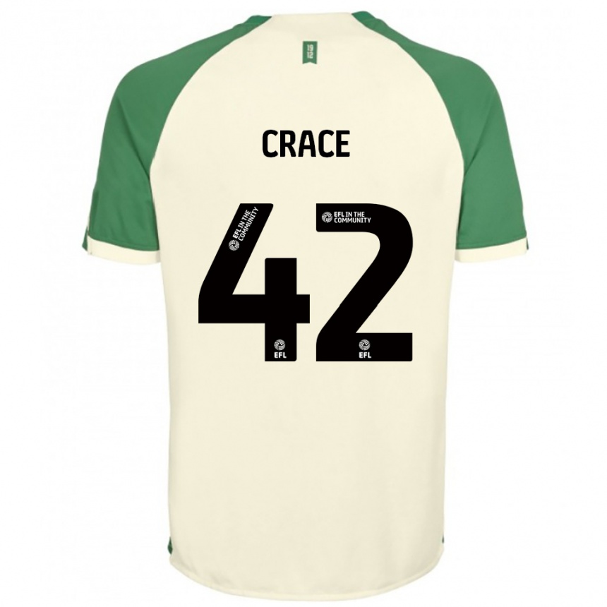 נשים כדורגל Dempsey Crace #42 לבן שמנת ירוק הרחק ג'רזי 2025/26