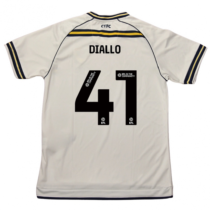 נשים כדורגל ממאדו דיאלו #41 לבן כחול נייבי הרחק ג'רזי 2025/26