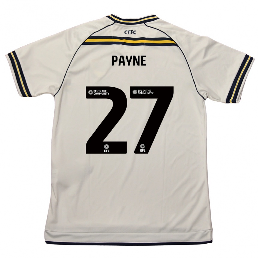 נשים כדורגל Lewis Payne #27 לבן כחול נייבי הרחק ג'רזי 2025/26