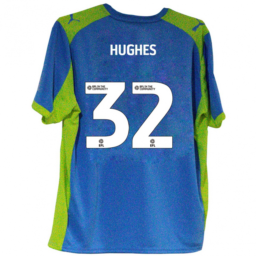 נשים כדורגל קיידן יוז #32 תכלת צהוב הרחק ג'רזי 2025/26