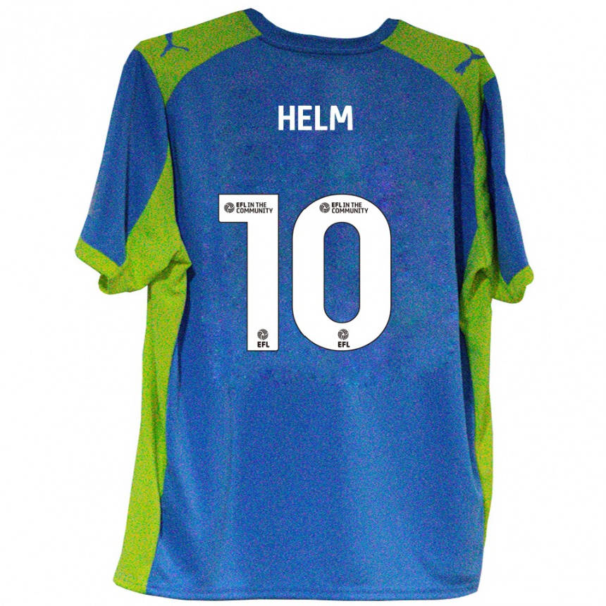נשים כדורגל מארק הלם #10 תכלת צהוב הרחק ג'רזי 2025/26
