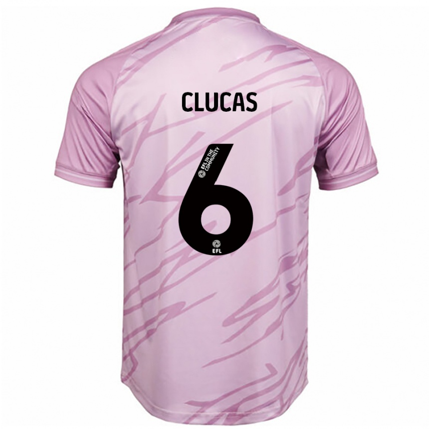 נשים כדורגל סמואל ריימונד קלוקס #6 ורוד שחור הרחק ג'רזי 2025/26