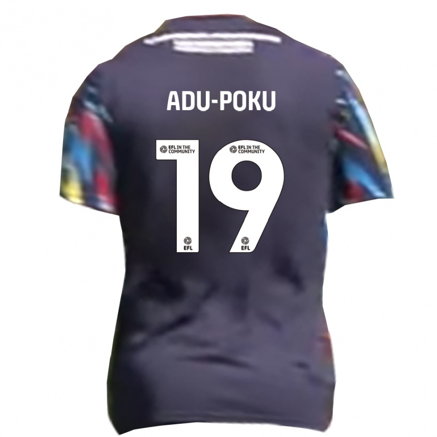 נשים כדורגל מיכאל אדו-פוקו #19 כחול נייבי צהוב אדום הרחק ג'רזי 2025/26