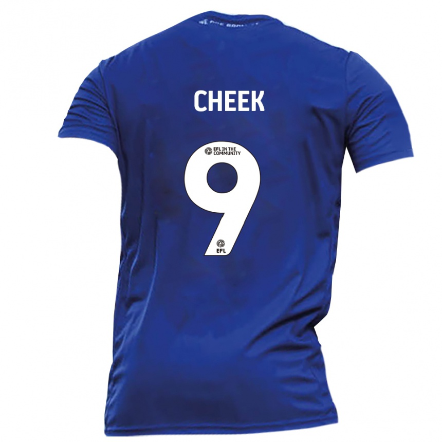 נשים כדורגל מיכאל צ׳יק #9 כחול לבן הרחק ג'רזי 2025/26