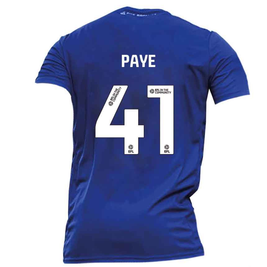 נשים כדורגל צ׳ארלי פאייה #41 כחול לבן הרחק ג'רזי 2025/26