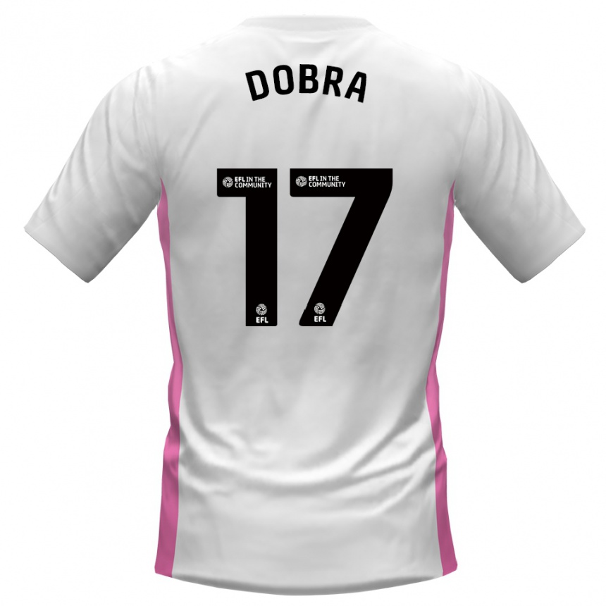 נשים כדורגל ארמנדו דוברה #17 לבן אדום הרחק ג'רזי 2025/26