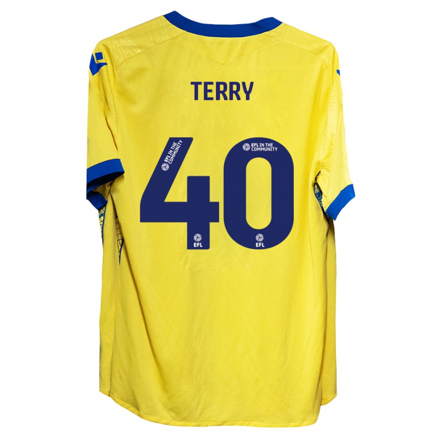 נשים כדורגל פרנקי טרי #40 צהוב כחול הרחק ג'רזי 2025/26