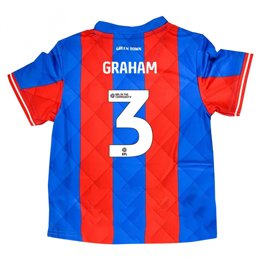 נשים כדורגל Alex Graham #3 כחול אדום לבן הרחק ג'רזי 2025/26