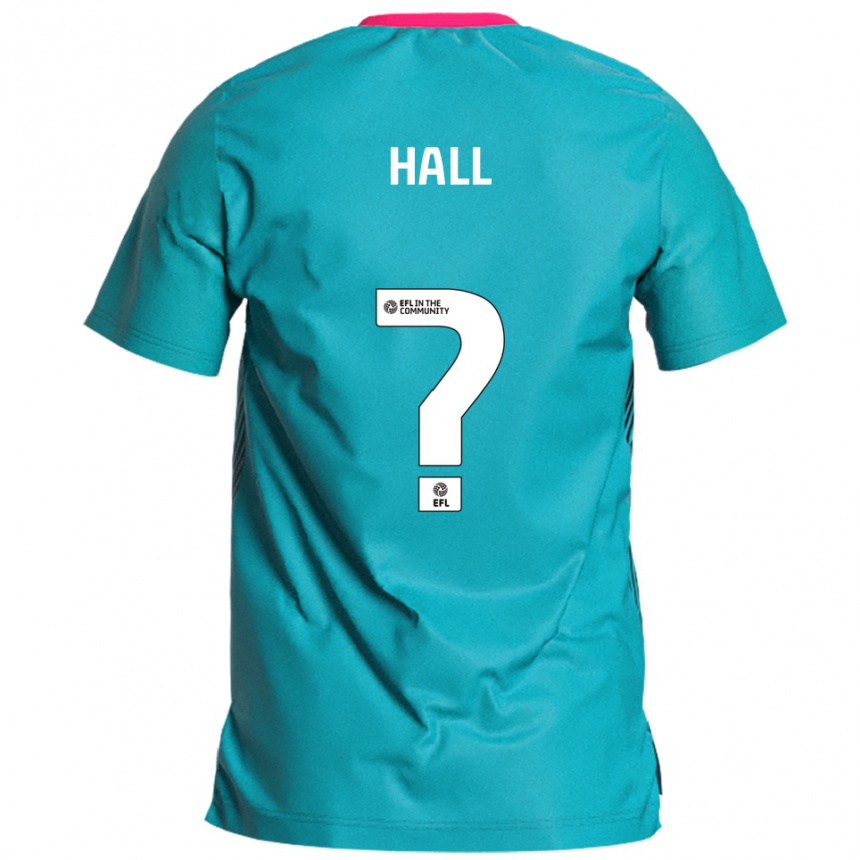 נשים כדורגל Ellie Hall #0 תכלת ורוד הרחק ג'רזי 2025/26