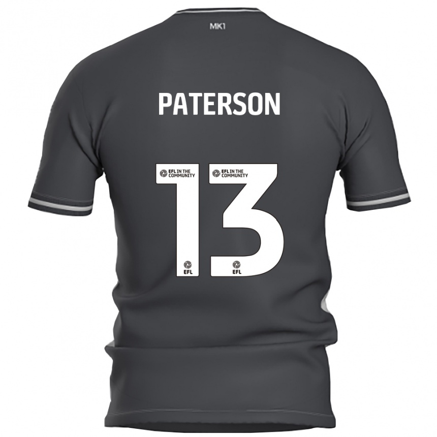 נשים כדורגל קאלום פטרסון #13 אפור כסוף הרחק ג'רזי 2025/26