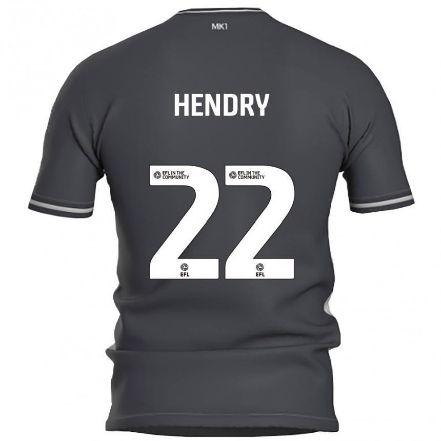 נשים כדורגל קאלום הנדרי #22 אפור כסוף הרחק ג'רזי 2025/26