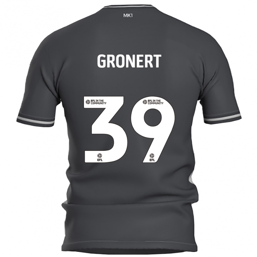 נשים כדורגל Alex Gronert #39 אפור כסוף הרחק ג'רזי 2025/26