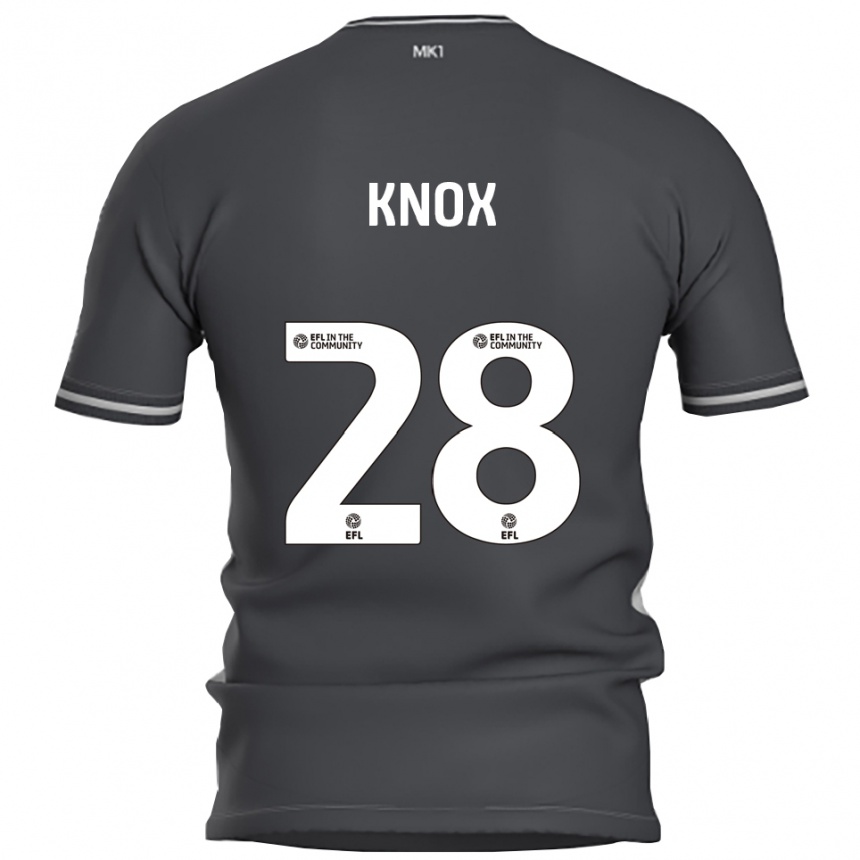 נשים כדורגל Mollie Knox #28 אפור כסוף הרחק ג'רזי 2025/26