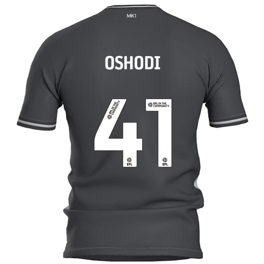 נשים כדורגל Olivia Oshodi #41 אפור כסוף הרחק ג'רזי 2025/26