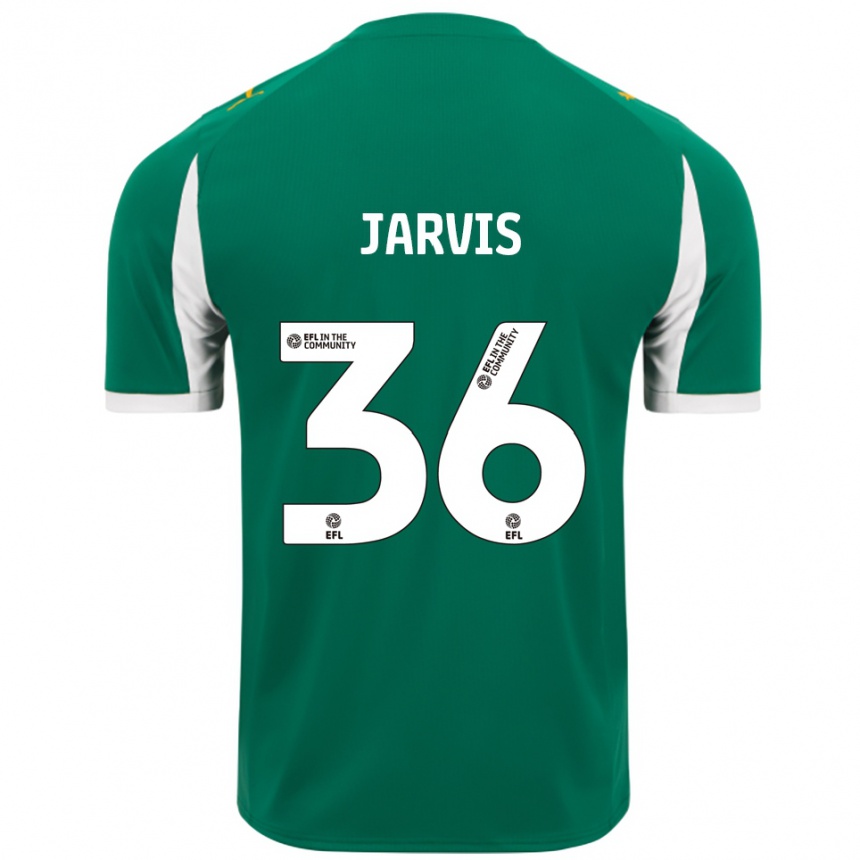 נשים כדורגל ויל ג'רוויס #36 ירוק לבן הרחק ג'רזי 2025/26