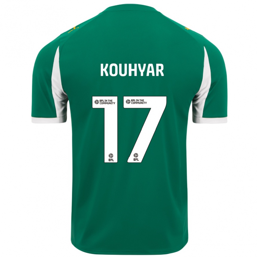 נשים כדורגל מזיאר קוחיאר #17 ירוק לבן הרחק ג'רזי 2025/26