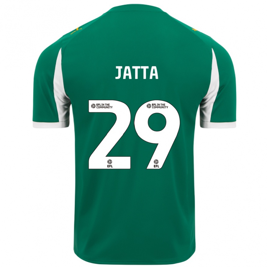נשים כדורגל אלסאנה ג'אטה #29 ירוק לבן הרחק ג'רזי 2025/26