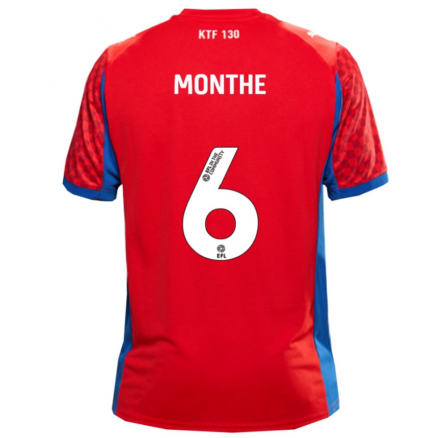 נשים כדורגל מאני מונטה #6 אדום כחול הרחק ג'רזי 2025/26