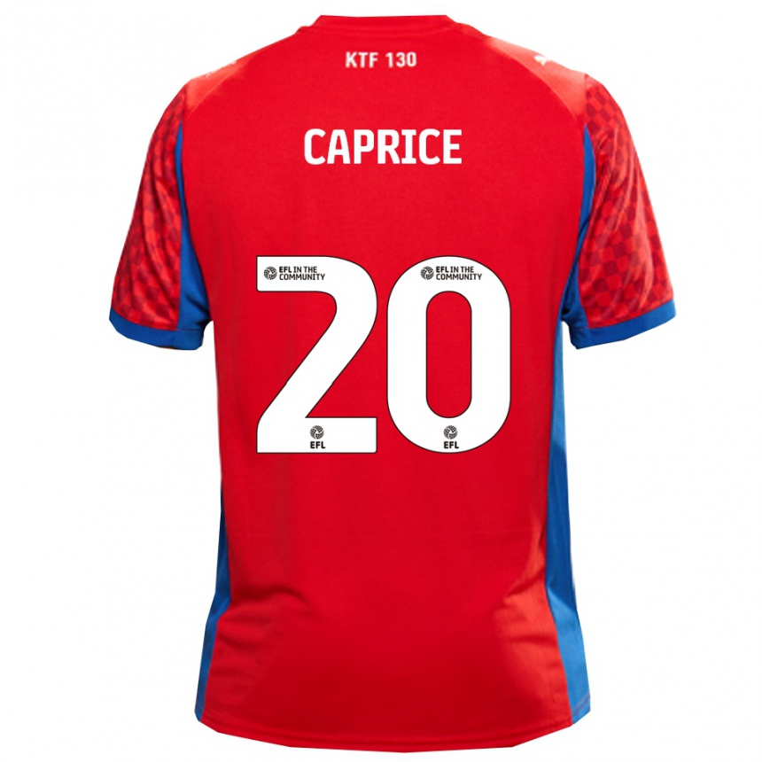נשים כדורגל ג'ייק קאפריס #20 אדום כחול הרחק ג'רזי 2025/26