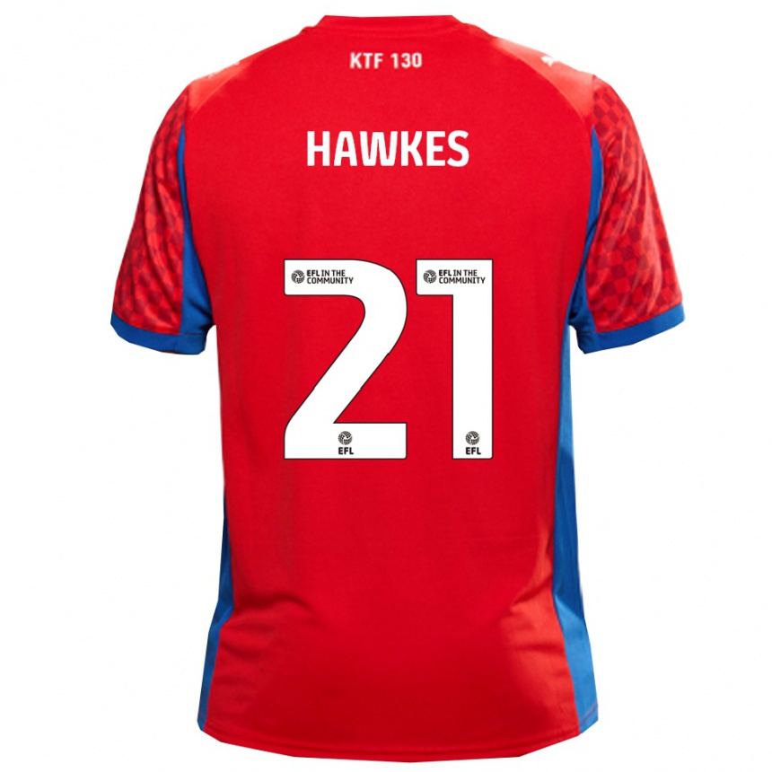 נשים כדורגל ג'וש הוקס #21 אדום כחול הרחק ג'רזי 2025/26