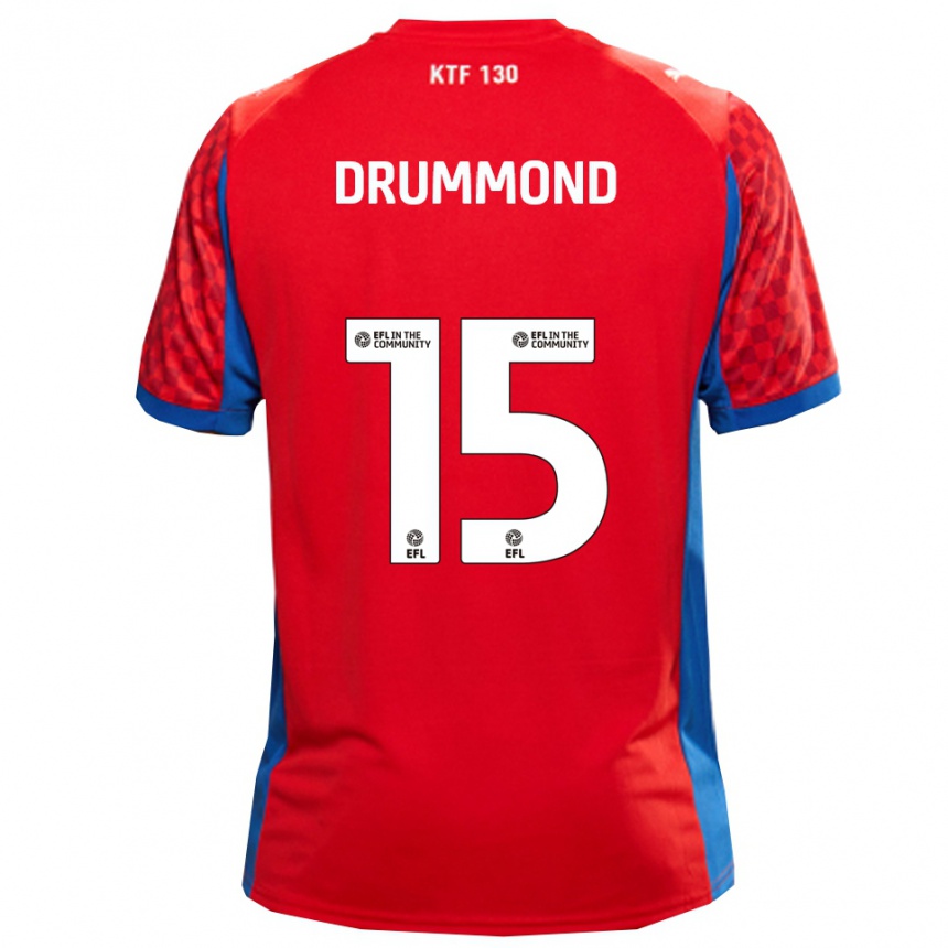 נשים כדורגל קיין דראמונד #15 אדום כחול הרחק ג'רזי 2025/26