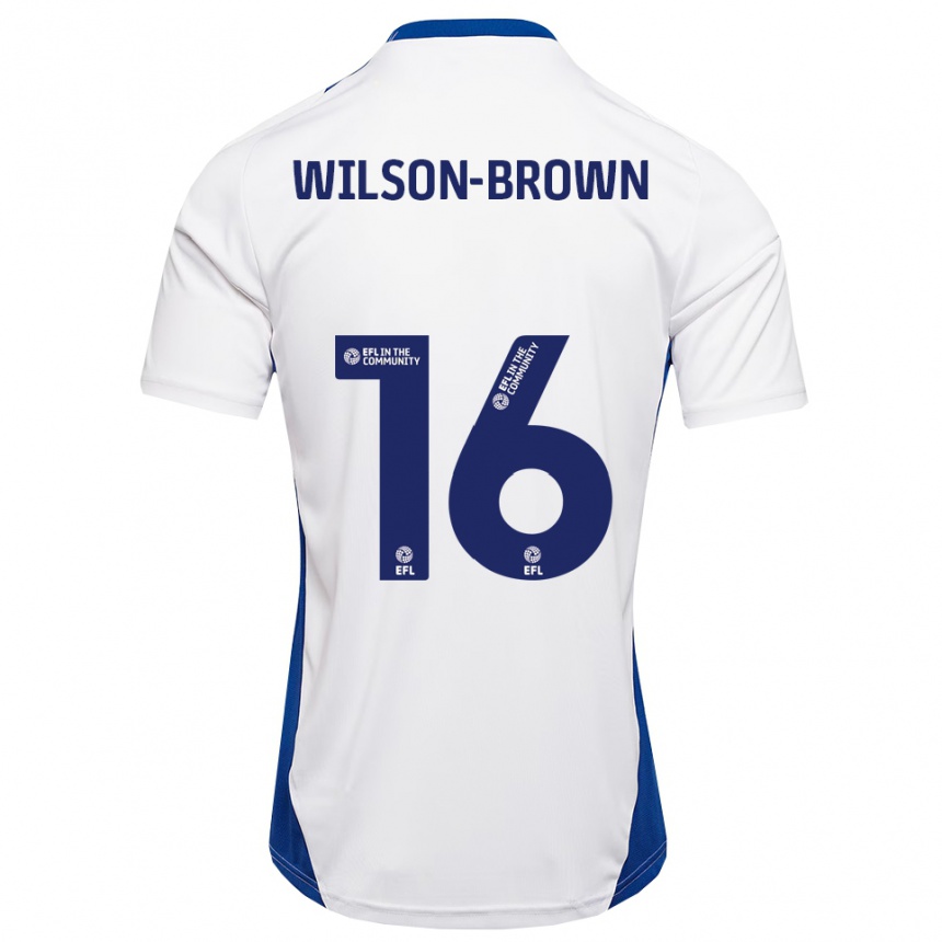 נשים כדורגל הנרי קרטרייט #16 לבן כחול הרחק ג'רזי 2025/26