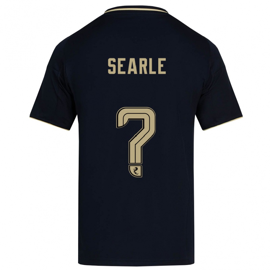 נשים כדורגל Jack Searle #0 כחול נייבי זהב הרחק ג'רזי 2025/26