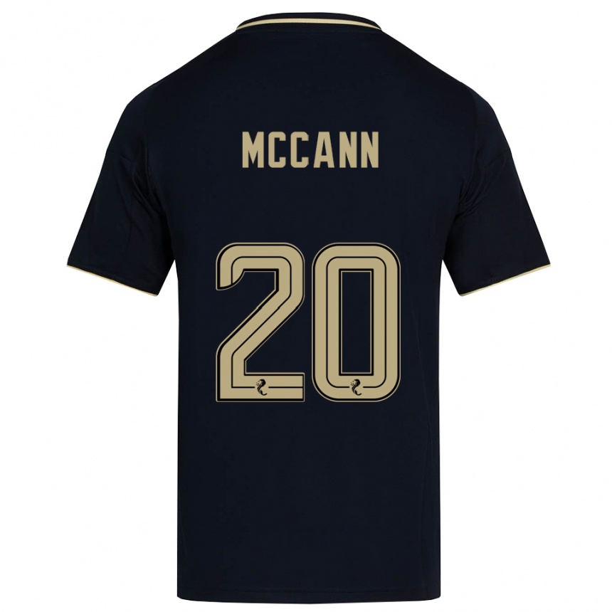 נשים כדורגל אנאליסה מק'קאן #20 כחול נייבי זהב הרחק ג'רזי 2025/26