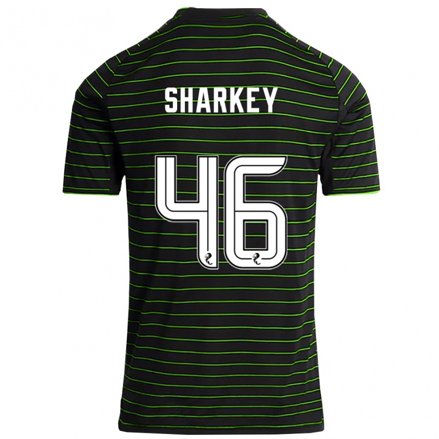 נשים כדורגל איימי שארקי #46 שחור ירוק הרחק ג'רזי 2025/26