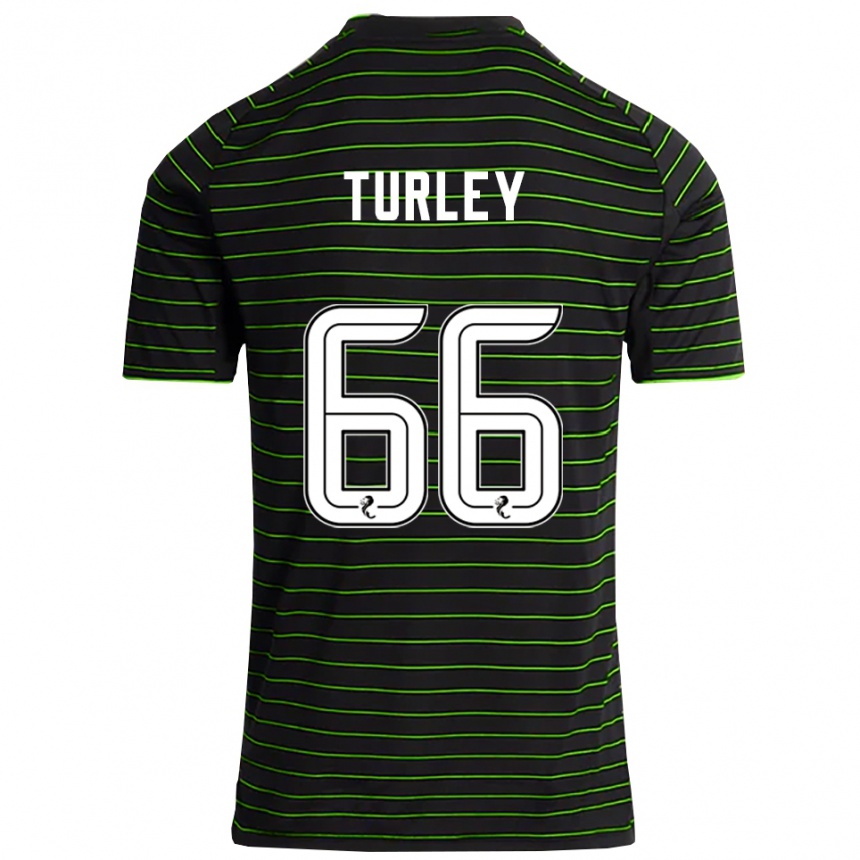 נשים כדורגל פרנסיס טורלי #66 שחור ירוק הרחק ג'רזי 2025/26