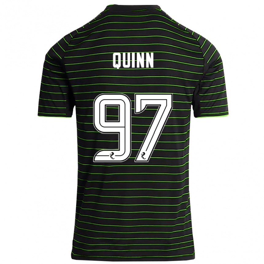 נשים כדורגל בן קווין #97 שחור ירוק הרחק ג'רזי 2025/26