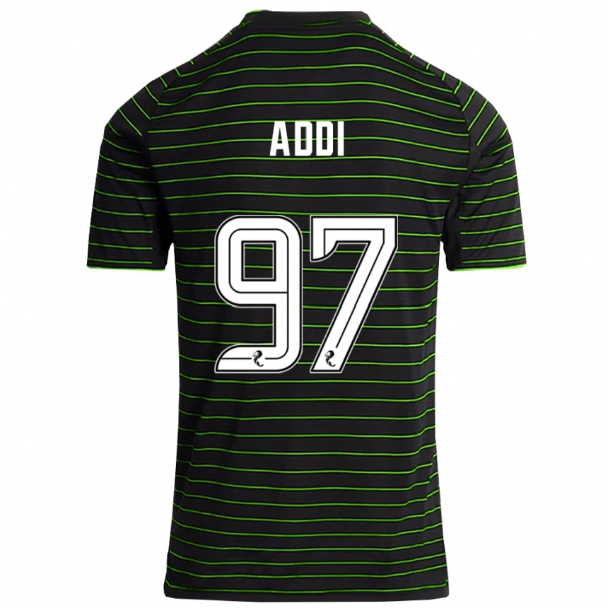 נשים כדורגל זה רק אדי #97 שחור ירוק הרחק ג'רזי 2025/26