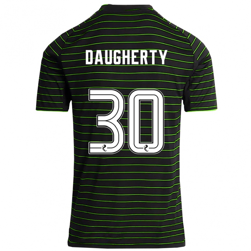 נשים כדורגל קלסי דוהרטי #30 שחור ירוק הרחק ג'רזי 2025/26