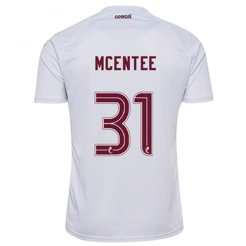 נשים כדורגל אויסין מקאנטי #31 לבן בורדו הרחק ג'רזי 2025/26