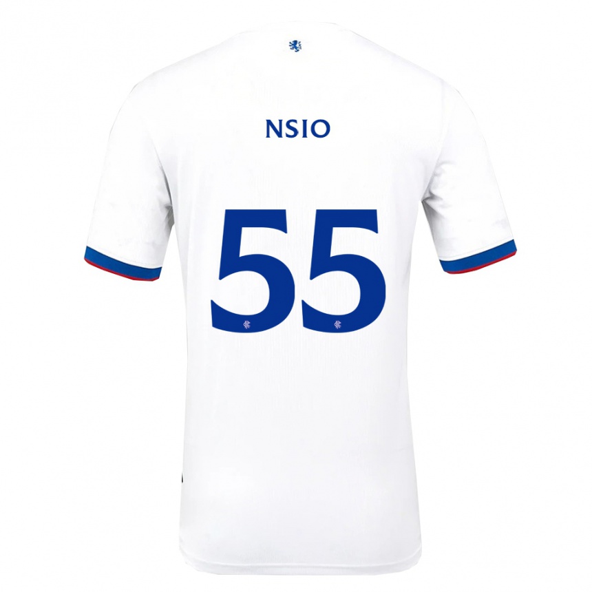 נשים כדורגל פול נסיו #55 לבן אדום כחול הרחק ג'רזי 2025/26