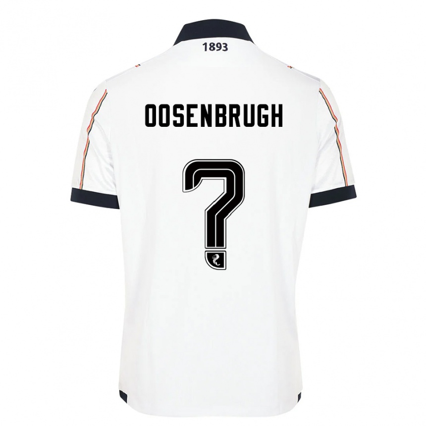 נשים כדורגל Charley Oosenbrugh #0 לבן כחול נייבי אדום הרחק ג'רזי 2025/26