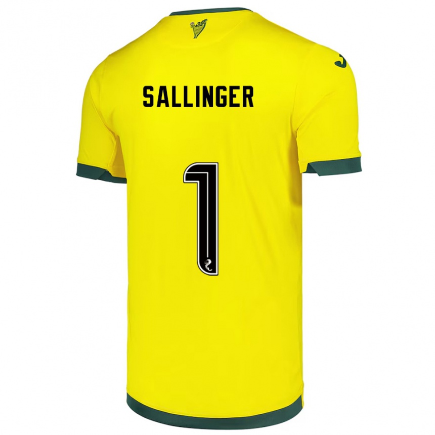 נשים כדורגל רפאל זלינגר #1 צהוב ירוק הרחק ג'רזי 2025/26