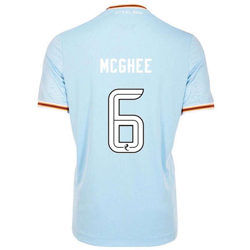 נשים כדורגל ג'ורדן מגי #6 תכלת הרחק ג'רזי 2025/26