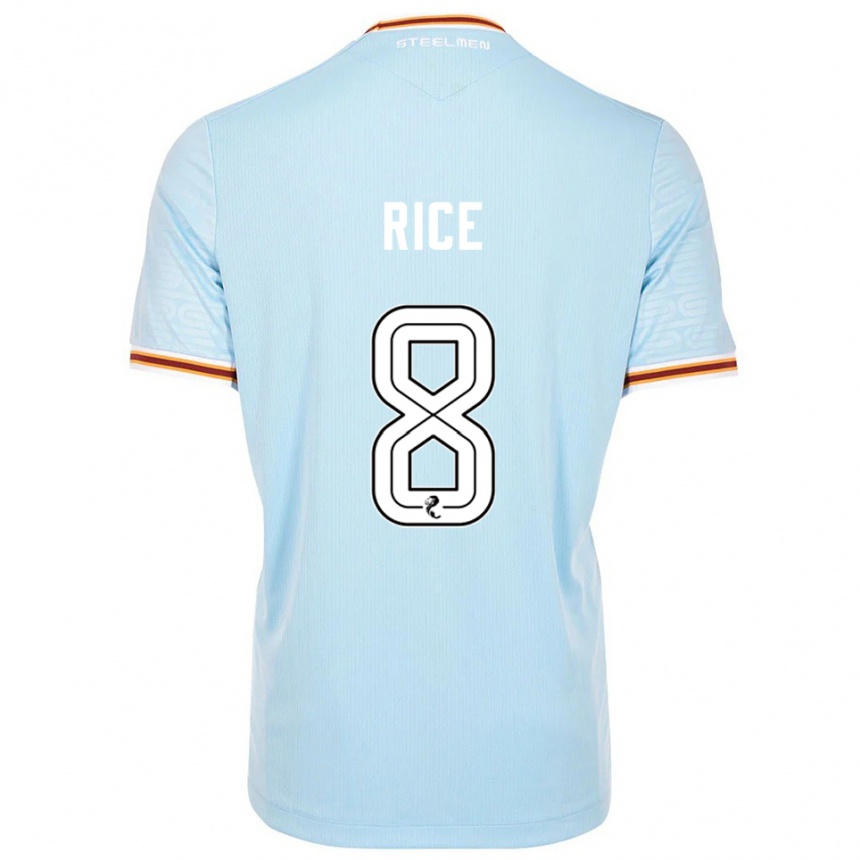 נשים כדורגל Katie Rice #8 תכלת הרחק ג'רזי 2025/26