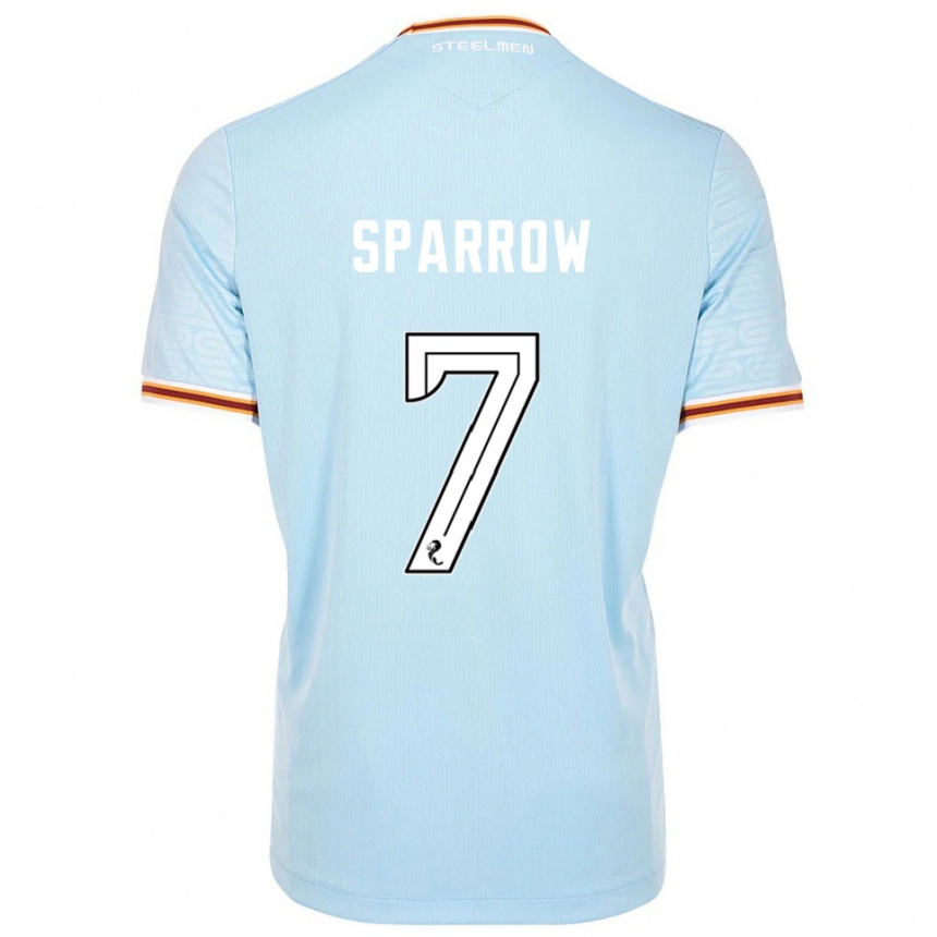 נשים כדורגל טום ספארו #7 תכלת הרחק ג'רזי 2025/26