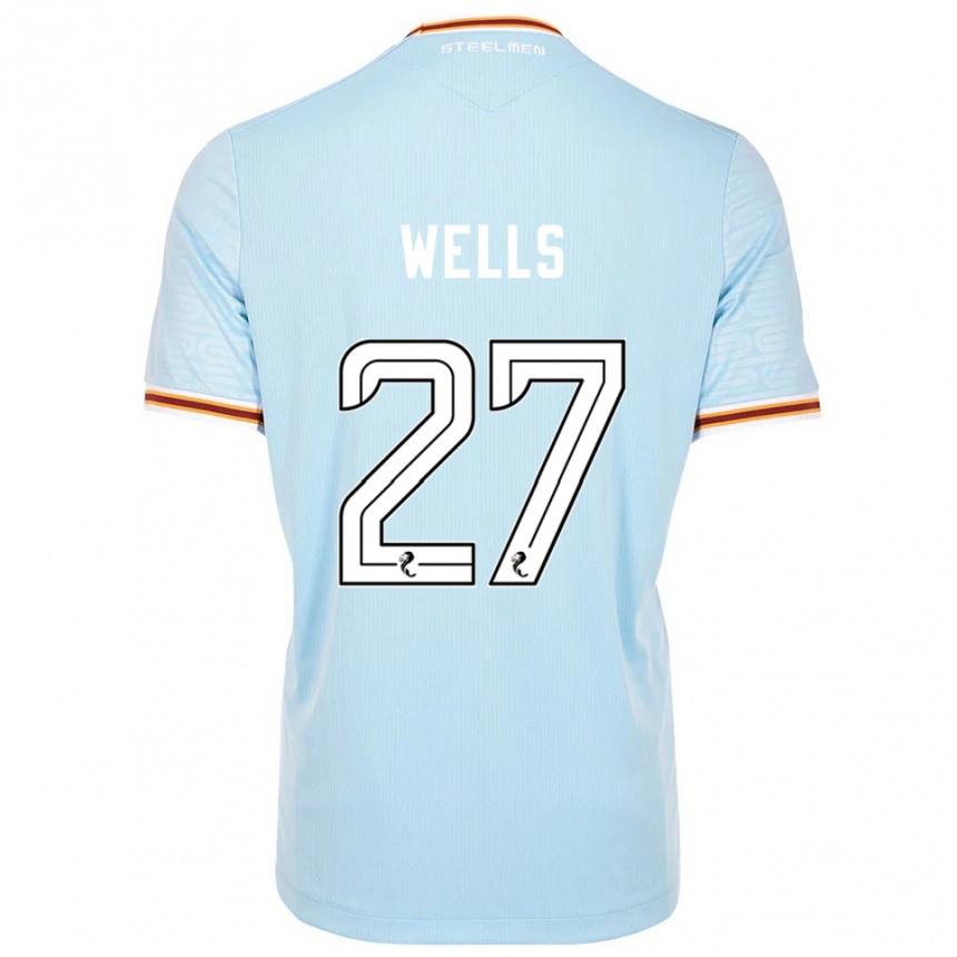 נשים כדורגל Dylan Wells #27 תכלת הרחק ג'רזי 2025/26