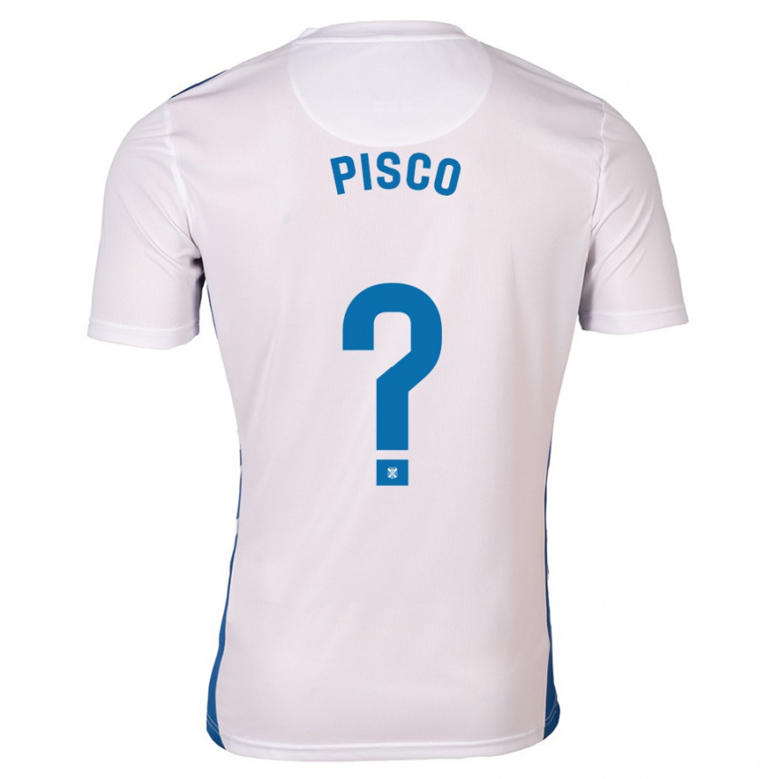 ילדים כדורגל Raquel Peña Rodríguez #0 לבן כחול ג'רזי ביתית 2025/26