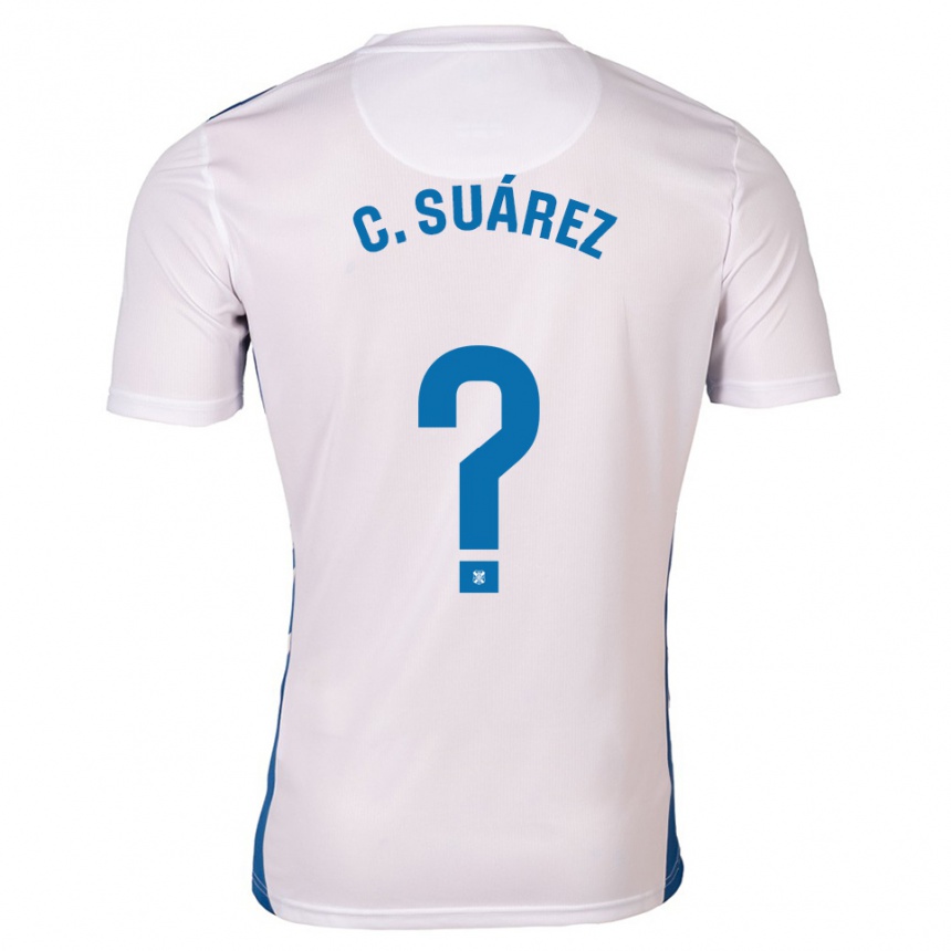 ילדים כדורגל קרלוטה סוארז #0 לבן כחול ג'רזי ביתית 2025/26 ילדים כדורגל קרלוטה סוארז #0 לבן כחול ג'רזי ביתית 2025/26