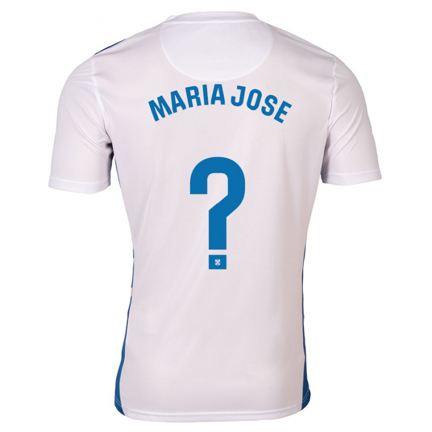 ילדים כדורגל מריה חוסה פרס #0 לבן כחול ג'רזי ביתית 2025/26