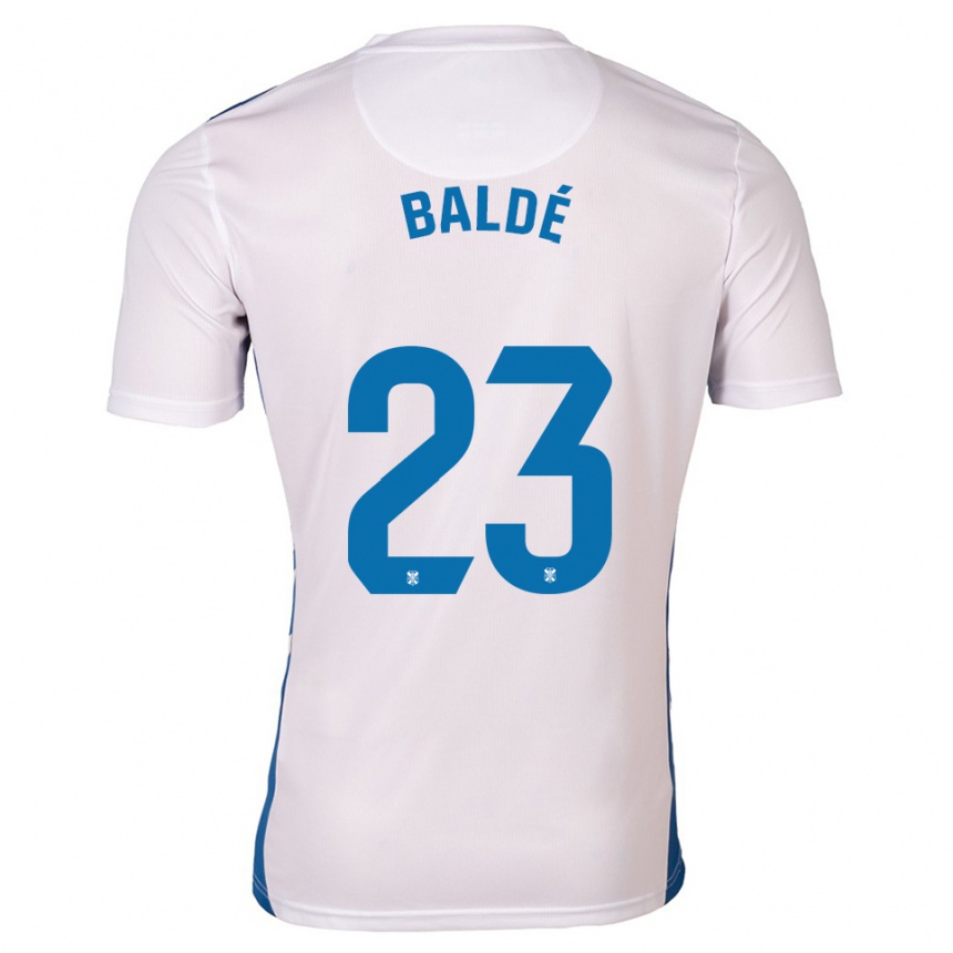 ילדים כדורגל איברהימה באלדה #23 לבן כחול ג'רזי ביתית 2025/26