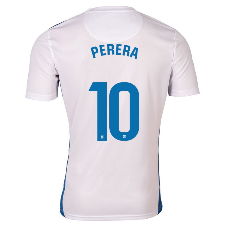 ילדים כדורגל דילן פררה #10 לבן כחול ג'רזי ביתית 2025/26