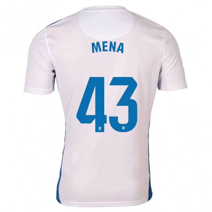 ילדים כדורגל דנילסון דייוויד מנה אגירה #43 לבן כחול ג'רזי ביתית 2025/26