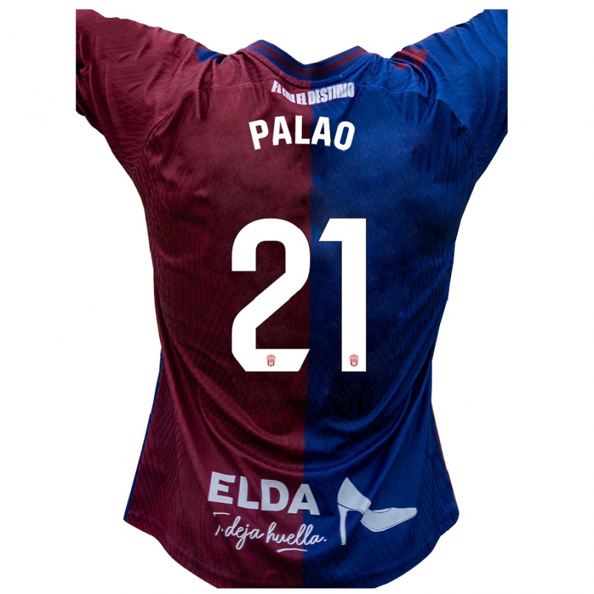 ילדים כדורגל Rafa Palao #21 כחול אדום ג'רזי ביתית 2025/26