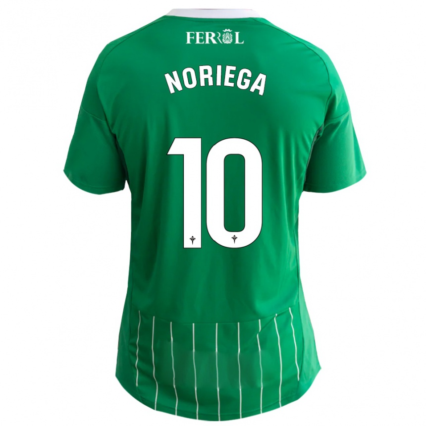 ילדים כדורגל Jairo Noriega #10 ירוק לבן ג'רזי ביתית 2025/26
