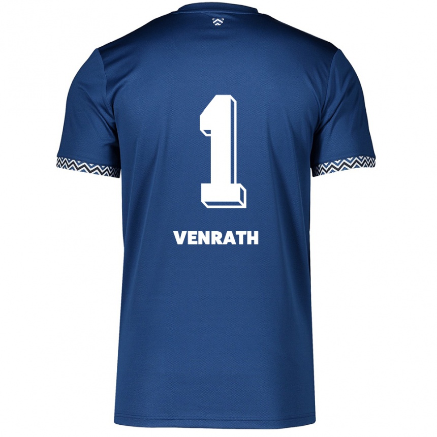 ילדים כדורגל ליסה ונרת' #1 כחול נייבי לבן ג'רזי ביתית 2025/26